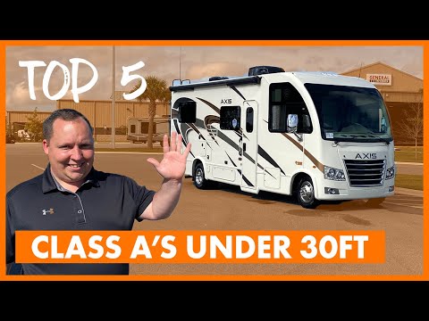 Top 5 der KLEINEN Wohnmobile der Klasse A unter 30 Fuß!