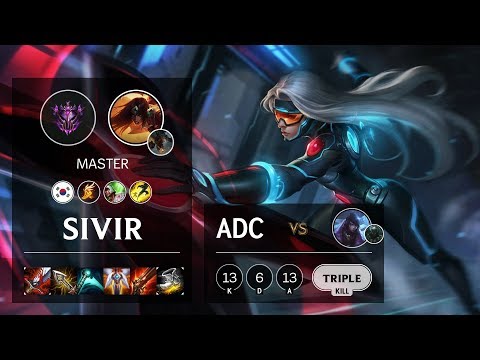 Sivir ADC vs Aphelios - KR Master Patch 10.7