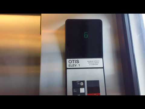 2 minute ride On The Nice Otis Series 1  Hydraullic Elevator At America's Tobacco Parking Garage, Du