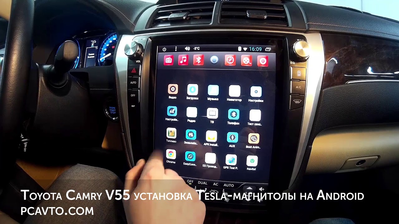 Штатное головное устройство Tesla Style TOYOTA CAMRY 55 2012-2016 2+32GB