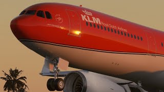 KLM Orange Pride Livery | PMP a330-300 [8K] video