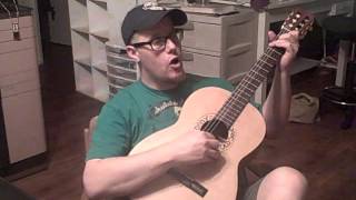 candy man -country blues song on guitar