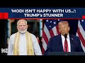 On Cam Trump Says He Has Very Good Relationship With Modi But Baffles Audience Over India Tariffs