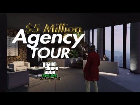 GTA Online The Contract - $5Million Agency Tour | Hawick Location