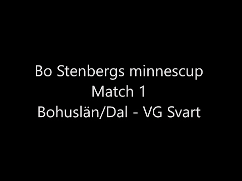 Bo Stenbergs minnescup 1. Bohuslän/Dal - VG Svart