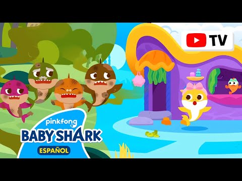 Tiburón Bebé Hora de Baño + Jugando al Escondite + Juego de Hospital | Baby Shark en español