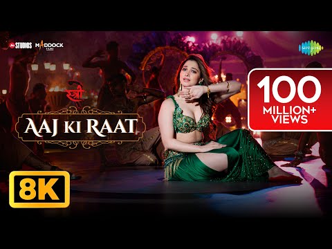 Aaj Ki Raat - 8K Video | Stree 2 | Tamannaah Bhatia, Rajkummar Rao, Sachin-Jigar, Madhubanti B,Divya