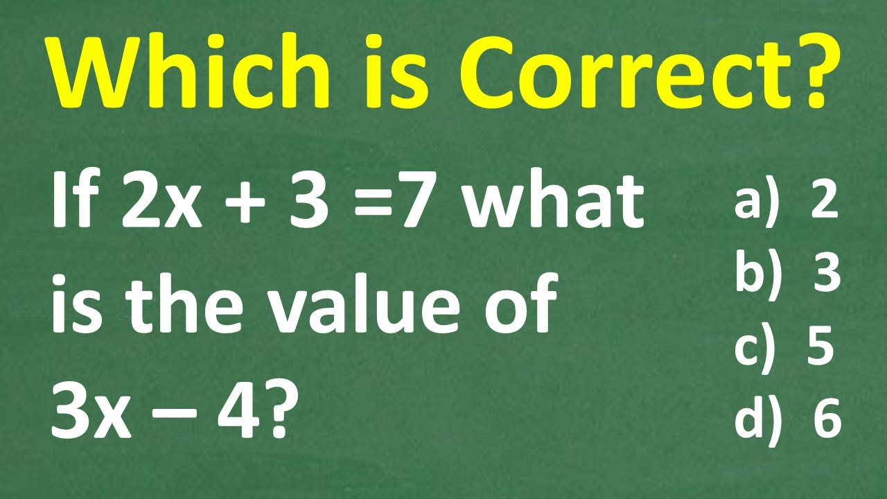 This Basic Algebra Problem should be EASY! Can You Solve It?
