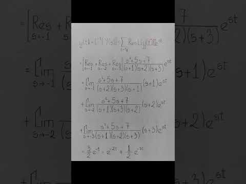 (Métodos Matemáticos da Física) Nâng Cao: Phương pháp Laplace cho Phương trình vi phân - BT 9 C2