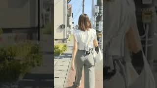 白木愛奈アナ #ノースリーブ #静岡市葵区羽鳥地区を散策ロケーション