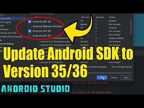 How to Update Android SDK to Version 35/36 in Android Studio – Step-by-Step Guide 🚀