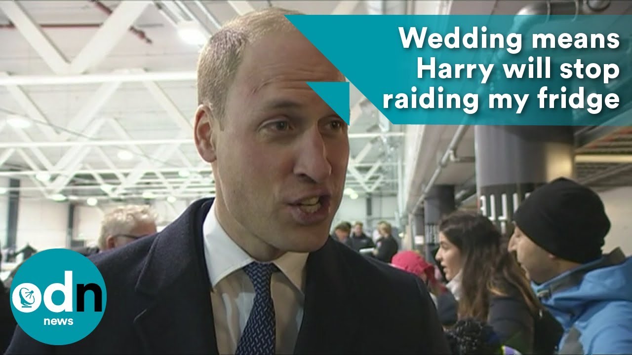 Prince William: Wedding means Harry will stop raiding my fridge!