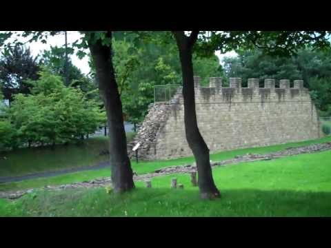 The Roman Wall at Segedunum (Wallsend), UK