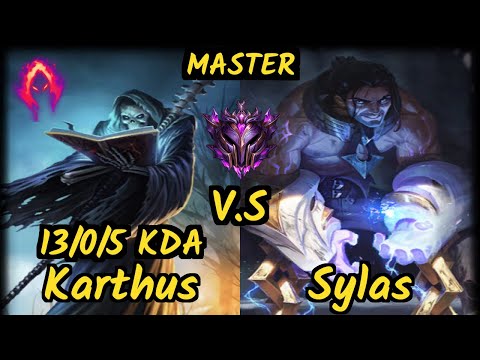 VGIA Razork (KARTHUS) vs SYLAS - 13/0/5 KDA JUNGLE GAMEPLAY - EUW Ranked MASTER