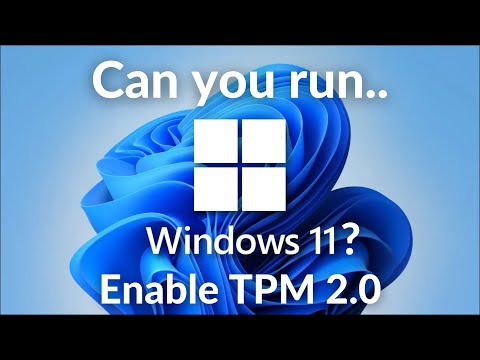 Can you run Windows 11? Enable AMD TPM 2.0 tutorial fTPM