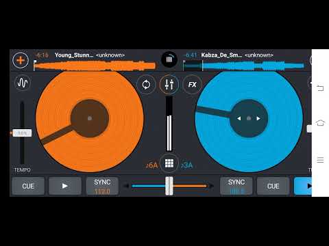 how to DJ with cross DJ using AMAPIANO songs✅🔥