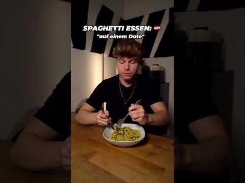 Spaghetti essen in 🇦🇹🍝 **UNTERSCHIEDE**