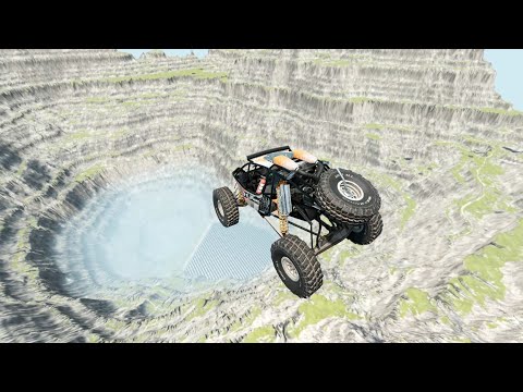 Cars vs Leap of Death | Beamng Drive Gameplay - 66