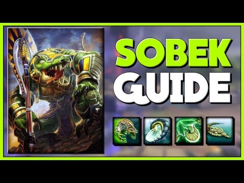 Smite - The Complete Sobek Guide & Build for Season 6! | Solo and Support
