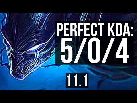 NOCTURNE vs RENEKTON (TOP) | 5/0/4, 900+ games, 900K mastery | KR Diamond | v11.1