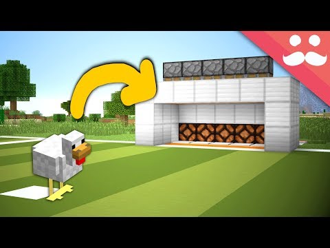 Making a CHICKEN PENALTY SHOOTOUT for Survival Minecraft!
