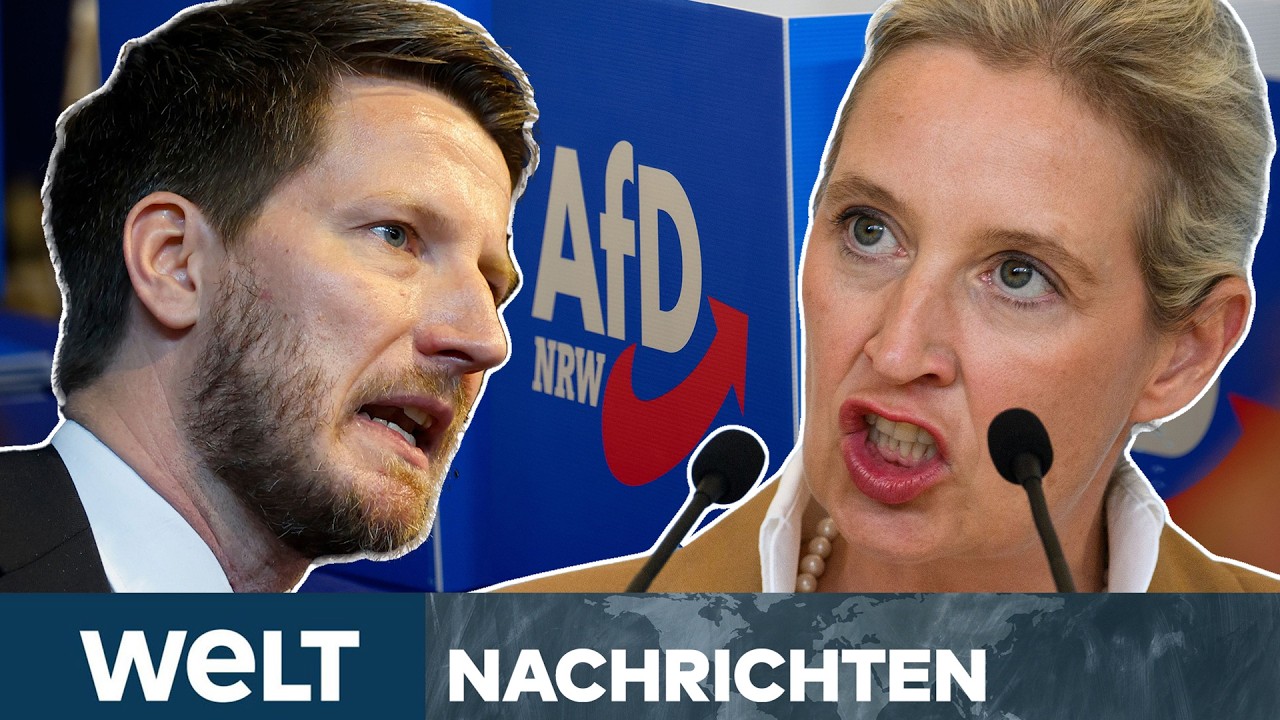 DEUTSCHLAND: Mega-Machtkampf in AfD! Zoff um NRW-Liste! Weidel haut auf den Tisch I WELT STREAM