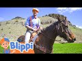 Blippi Visits A Ranch Educational Videos For Kids