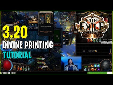 ⚡ POE 3.20 ⚡ Empyriangaming - Divine Printing Tutorial