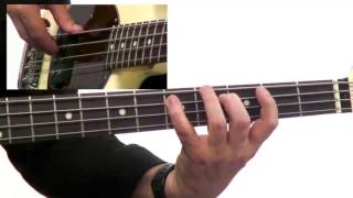 50 Bass Grooves - #22 Bad Dog - Bass Guitar Lesson - David Santos