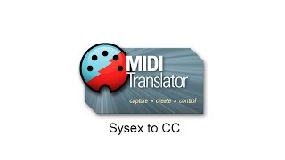 Video thumbnail for Tutorial: Convert System Exclusive to Control Change using Bome MIDI Translator Pro by Bome Software