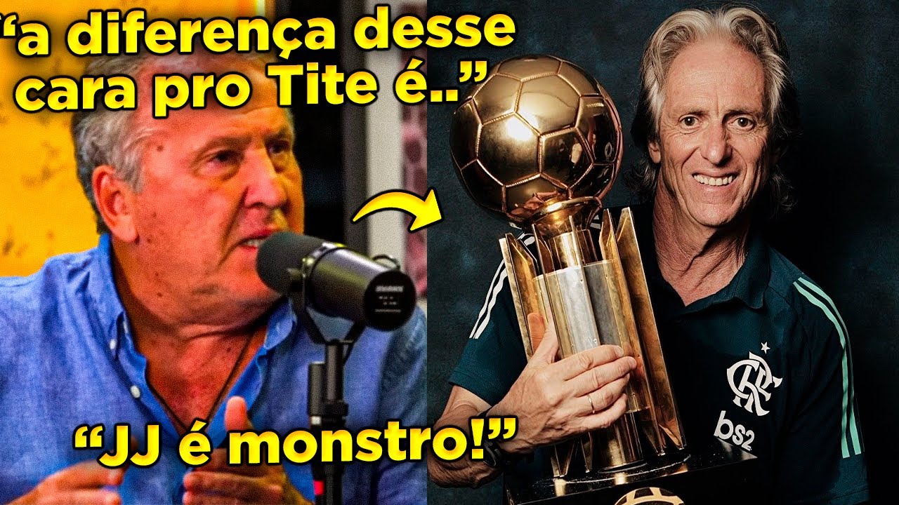 ZICO EXPLICA DIFERENÇA NO JOGO DO JORGE JESUS!! JORGE JESUS ERA BRABO DEMAIS!