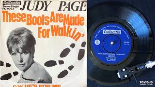 Judy Page - These Boots Are Made For Walking