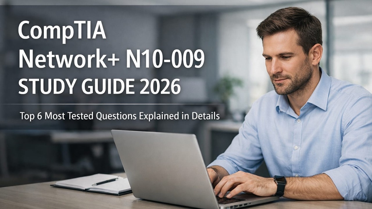 CompTIA Network+ N10 009 Study Guide PDF Free   Domain Breakdown + Practice Questions