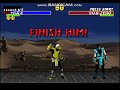 Ultimate Mortal Kombat 3 GENS Cyrax TAS Flawless Run