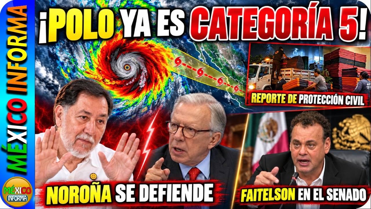 POLO YA ES CATEGORÍA 5. NOROÑA SE DEFIENDE DE LÓPEZ DÓRIGA. FAITELSON HABLA EN EL SENADO.