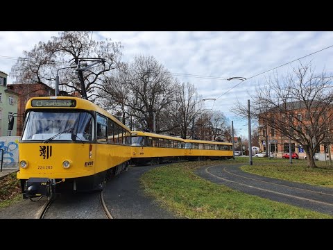 Tatra Straßenbahnen Dresden - Impressionen Tatra T4D-MT Teil 22