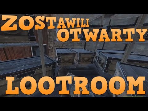 RUST Gameplay PL -  Zostawili otwarty lootroom! (PVP)