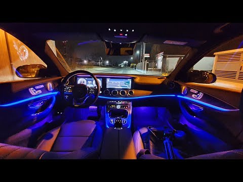 2020 Mercedes E400d T-Modell - at night