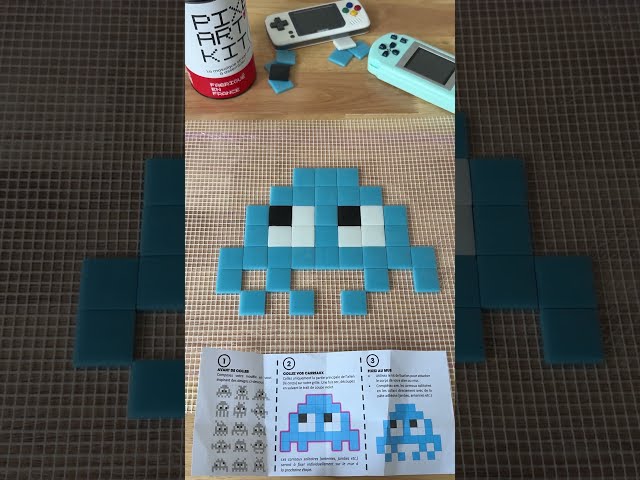 Vídeo relacionado con Pixel Corner - Little Alien(s) Azul claro - Pixel Art Kit