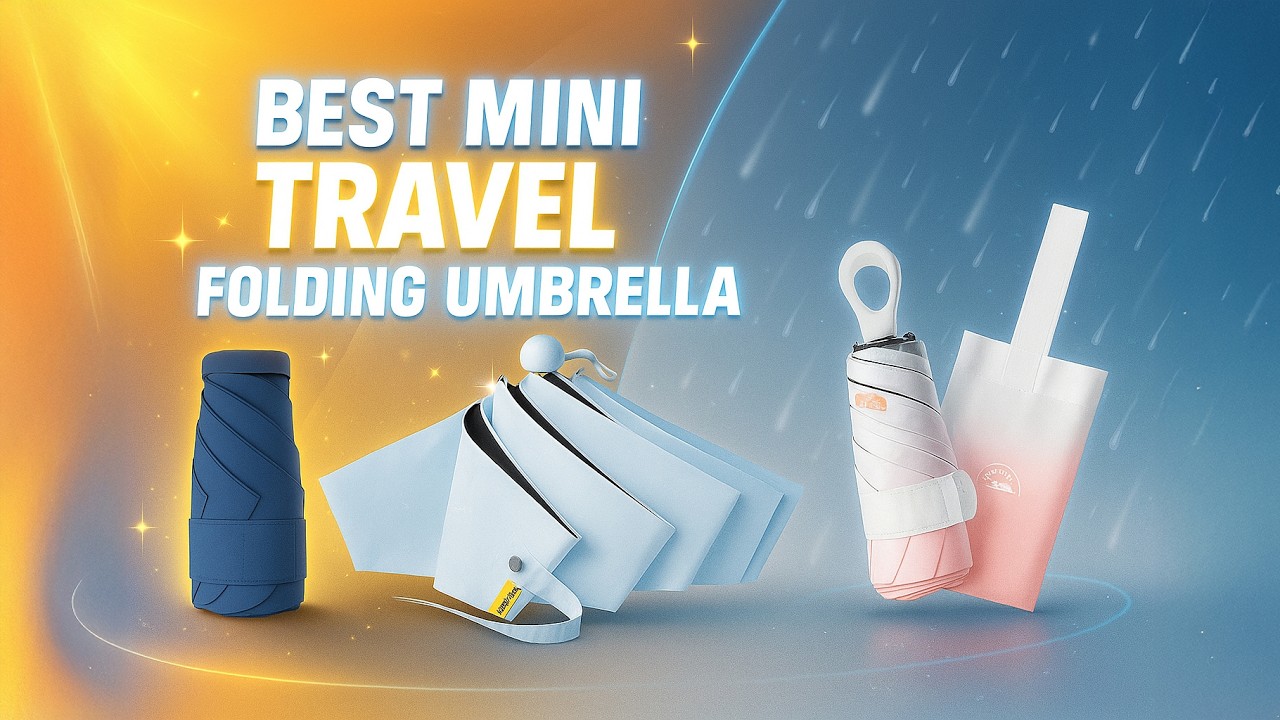 🌂 Top 5 Best Mini Travel Folding Umbrellas | Compact & Windproof Picks for 2025!