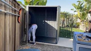 Suncast 6’ x 4’ Shed from Costco Assembly Time Lapse