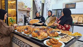 اكبر عزومه جمعت كل العيله والحبايب عشان خاطر امى تكون فرحانه