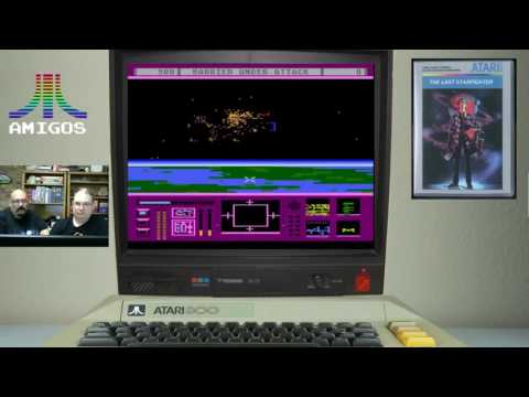 Amigos Plays the Last Starfighter (Atari 800)