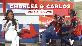 Charles Leclerc &amp; Carlos Sainz take on 2 CHALLENGES with Lissie Mackintosh !!!