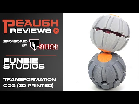 Video Review: Funbie Studios 3D printed TRANSFORMATION COG