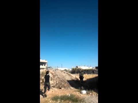 استهداف مقرات النظام بقذائف الهاون من قبل لواء المتحابين على جبهة مورك في ريف حماة