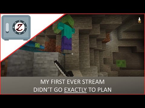 My First Stream EVER! Learning to Stream while chipping away in Minecraft | ZEGGIN Live Archive