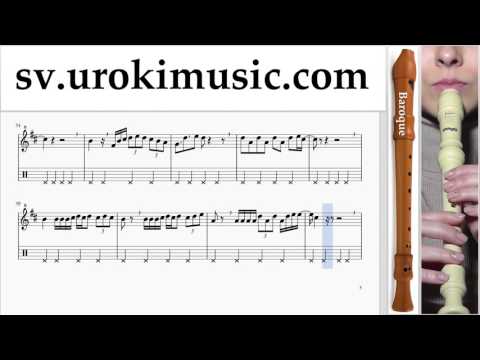 Hur Man Spelar Blockflöjt (Barock) Luis Fonsi - Despacito Noter Tabs Del#2 um-a492