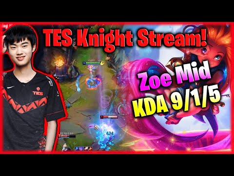 TES Knight Zoe Mid vs Jayce Destroys KR Grandmaster | Knight Stream Highlights
