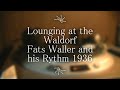 Fats Waller At the Waldorf